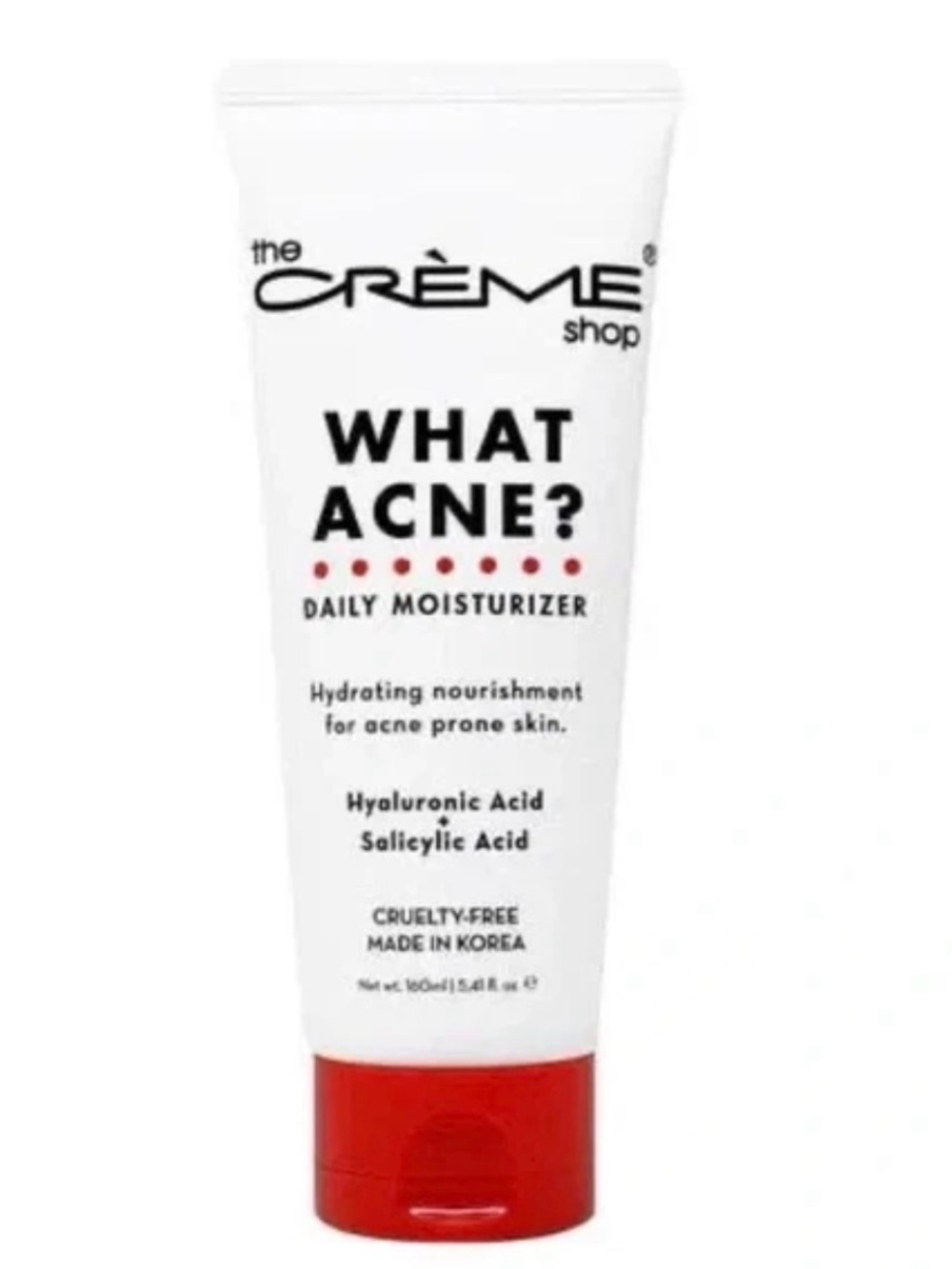 NEW The Creme Shop What Acne? Daily Moisturizer 5.4 oz/160 mL Salicylic Acid